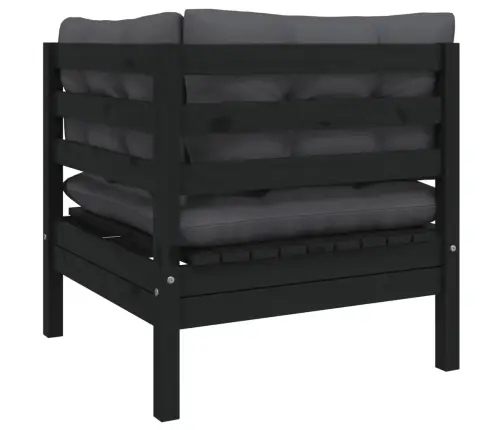 3-Daļīgs Dārza Atpūtas Mēbeļu Komplekts Ar Matračiem, Priede Vidaxl