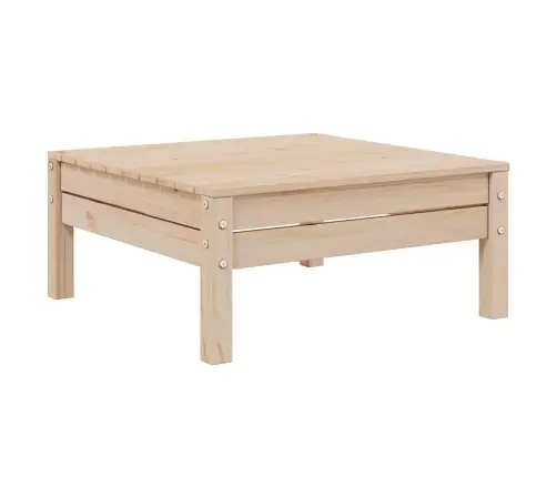 3-Daļīgs Dārza Mēbeļu Komplekts Ar Pelēkiem Matračiem, Priede Vidaxl