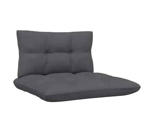 3-Daļīgs Dārza Atpūtas Mēbeļu Komplekts Ar Matračiem, Priede Vidaxl