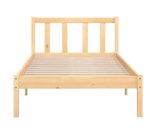 Gultas Rāmis, Masīvkoks, 90X190 Cm, Vienvietīgs Vidaxl