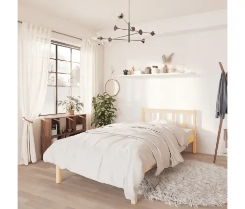 Gultas Rāmis, Masīvkoks, 90X190 Cm, Vienvietīgs Vidaxl