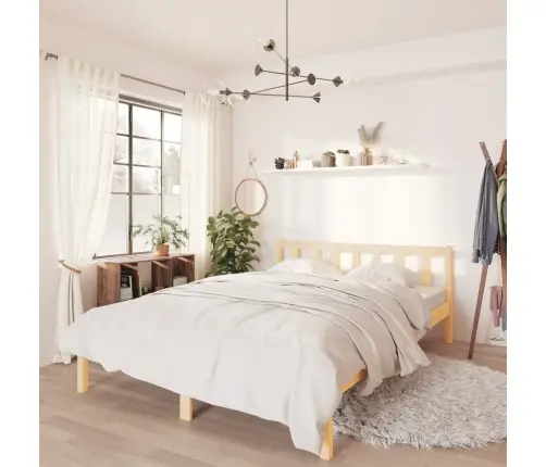 Voodiraam, Männipuit, 140 X 190 Cm