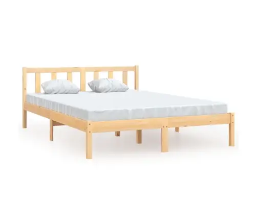 Gultas Rāmis, Priedes Masīvkoks, 120X200 Cm Vidaxl