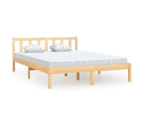 Voodiraam, Täismännipuit, 140 X 200 Cm