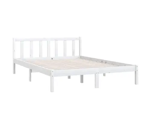 Lovos Rėmas, Baltas, 160X200cm Pušies Medienos Masyvas