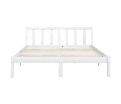 Lovos Rėmas, Baltas, 160X200cm Pušies Medienos Masyvas