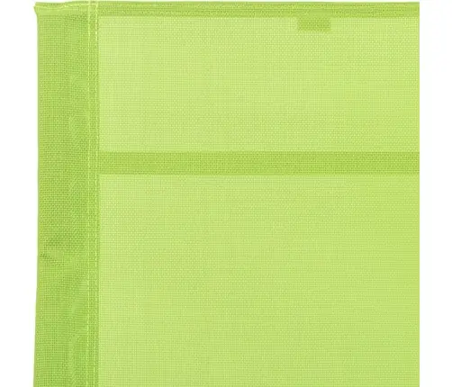 Sauļošanās Zvilnis, Tērauds Un Zaļš Tekstilēns Vidaxl