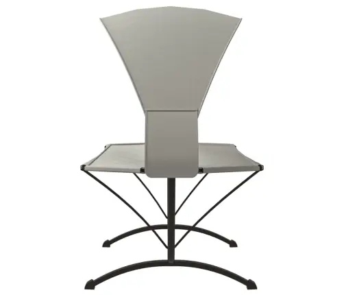 Āra Atpūtas Gulta Ar Jumtu, Tērauds, Krēmkrāsas Oksforda Audums Vidaxl