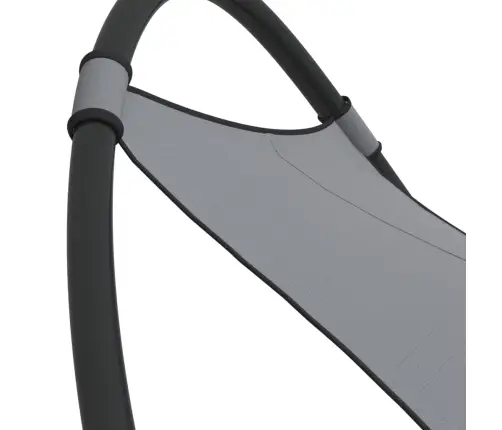 Kiikuv Lamamistool Ratastega, Teras Ja Textilene, Hall