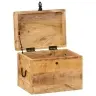 Uzglabāšanas Kaste, 39X28X31 Cm, Mango Masīvkoks Vidaxl