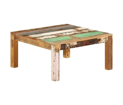 Kohvilaud, 80 X 80 X 40 cm Tugev Taastatud Puit