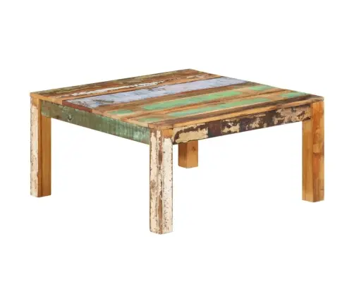 Kohvilaud, 80 X 80 X 40 cm Tugev Taastatud Puit