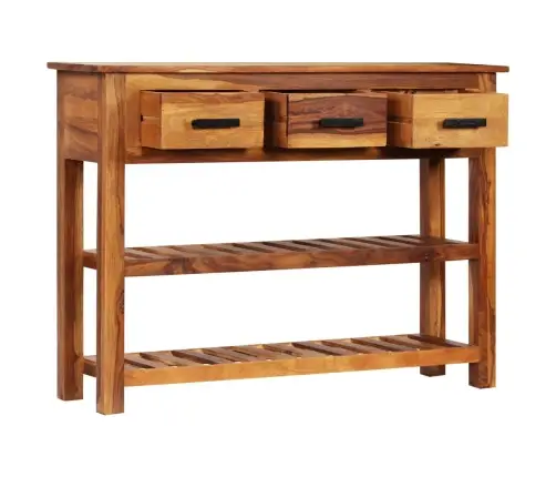 Kumode Ar 3 Atvilktnēm, 110X30X80 Cm, Masīvs Rožkoks Vidaxl