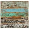 Valgomojo Stalas, 82X80X76cm Perdirbtos Medienos Masyvas