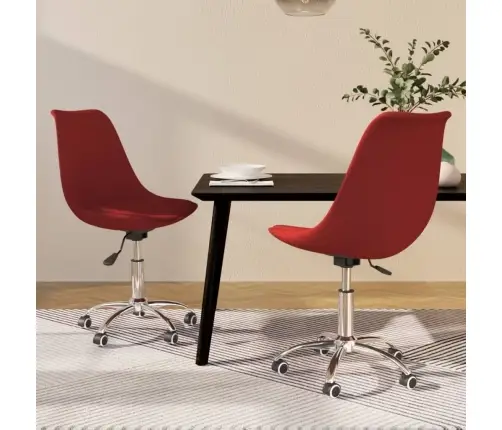 Pasukamos Valgomojo Kėdės, 2Vnt., Raudonojo Vyno, Audinys