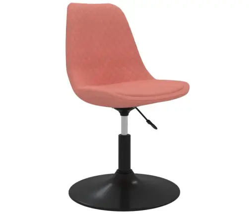 Pasukamos Valgomojo Kėdės, 4Vnt., Rožinės Spalvos, Aksomas