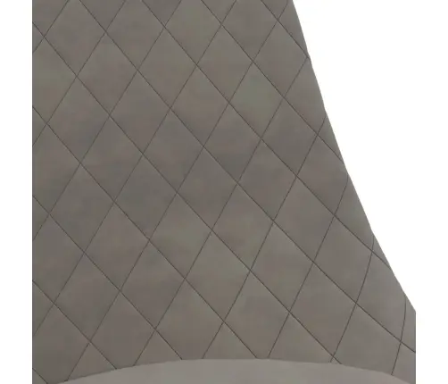 Grozāmi Virtuves Krēsli, 4 Gab., Gaiši Pelēks Samts Vidaxl