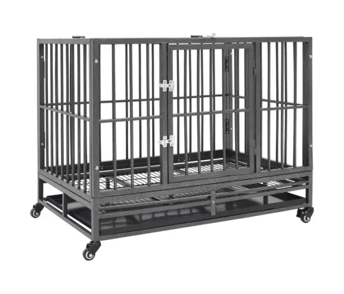 Šunų Narvas Su Ratukais, 102X72X85cm Plienas