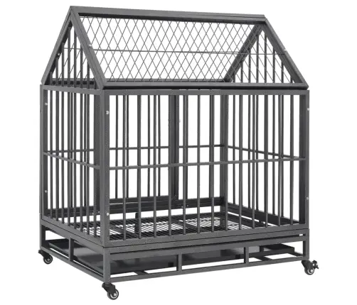 Koerapuur Rataste Ja Katusega, Teras, 92 X 62 X 106 Cm