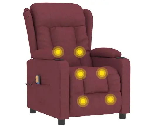 Massaažitool, Veinipunane, Kangas