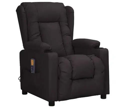 Masāžas Krēsls, Melna Mākslīgā Āda Vidaxl