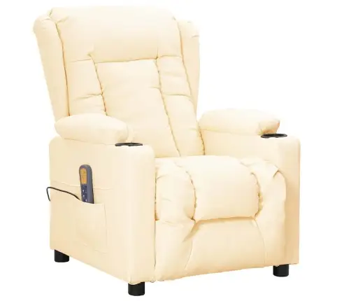 Masāžas Krēsls, Krēmkrāsas Mākslīgā Āda Vidaxl