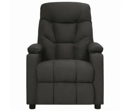 Atpūtas Krēsls, Atgāžams, Melns Audums Vidaxl
