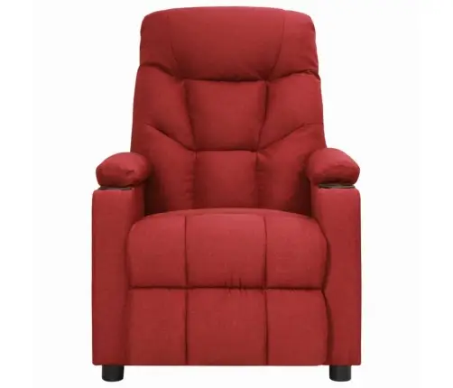 Atpūtas Krēsls, Atgāžams, Vīnsarkans Audums Vidaxl