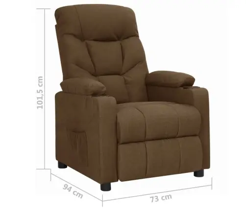 Reguleeritav Tugitool, Pruun, Kangas