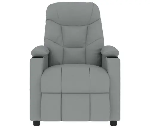 Masāžas Krēsls, Gaiši Pelēks Audums Vidaxl