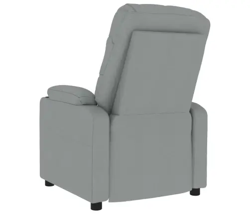 Masāžas Krēsls, Gaiši Pelēks Audums Vidaxl