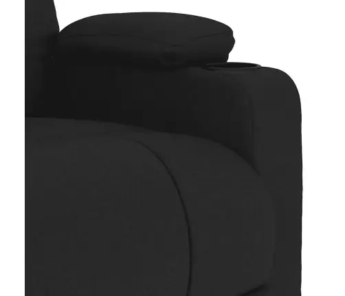 Masāžas Krēsls, Melns Audums Vidaxl
