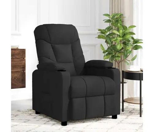 Masāžas Krēsls, Melns Audums Vidaxl