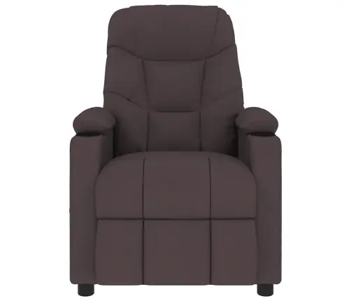 Masāžas Krēsls, Tumši Brūns Audums Vidaxl