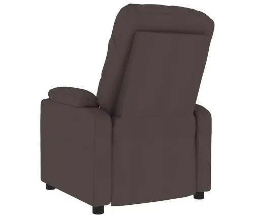 Masāžas Krēsls, Tumši Brūns Audums Vidaxl