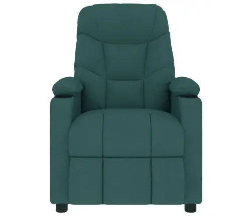 Masāžas Krēsls, Tumši Zaļš Audums Vidaxl