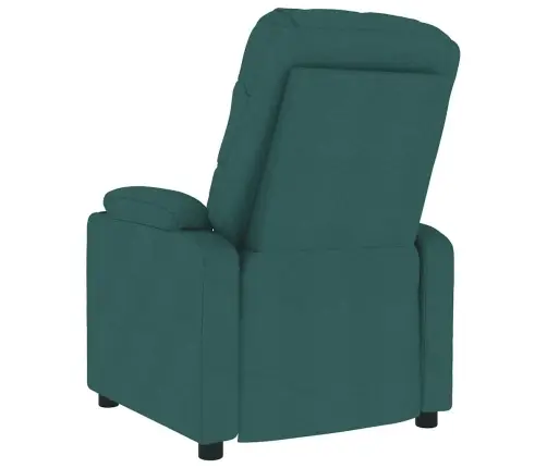 Masāžas Krēsls, Tumši Zaļš Audums Vidaxl