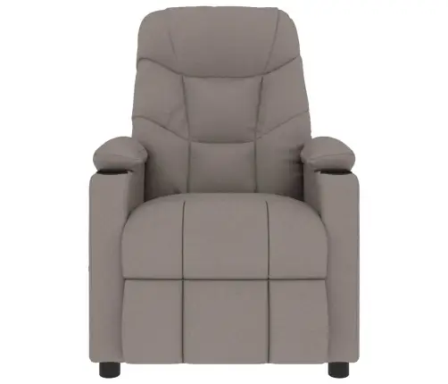 Masāžas Krēsls, Pelēkbrūns Audums Vidaxl