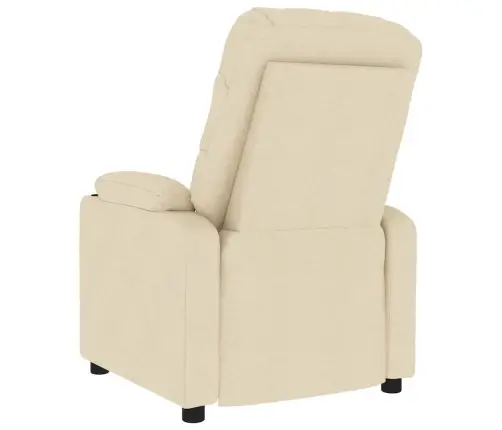 Masāžas Krēsls, Krēmkrāsas Audums Vidaxl