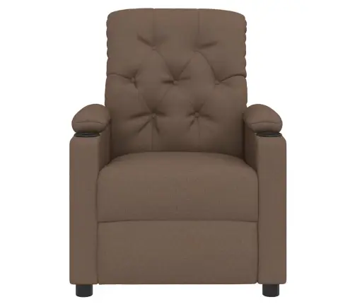 Atpūtas Krēsls, Atgāžams, Brūns Audums Vidaxl