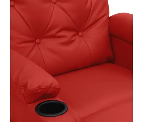 Atpūtas Krēsls, Atgāžams, Vīnsarkana Mākslīgā Āda Vidaxl