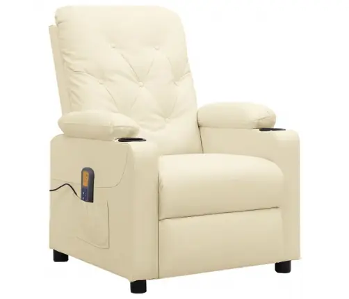 Masāžas Krēsls, Krēmkrāsas Mākslīgā Āda Vidaxl