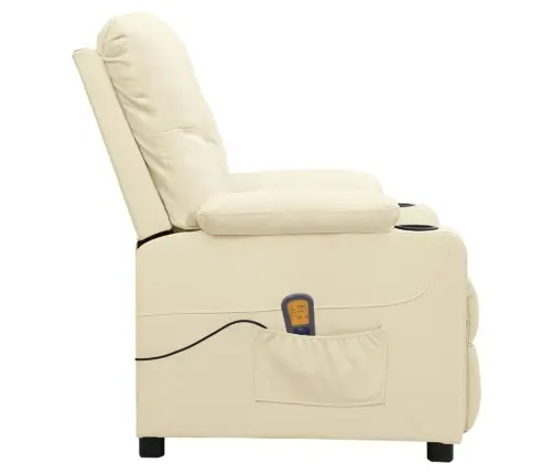 Masāžas Krēsls, Krēmkrāsas Mākslīgā Āda Vidaxl