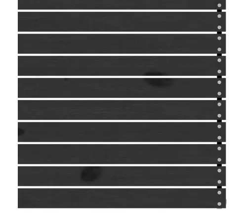 Divvietīgs Dārza Dīvāns, Melns Priedes Masīvkoks Vidaxl