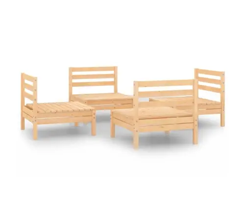 4-Osaline Aiadiivanikomplekt, Täismännipuit