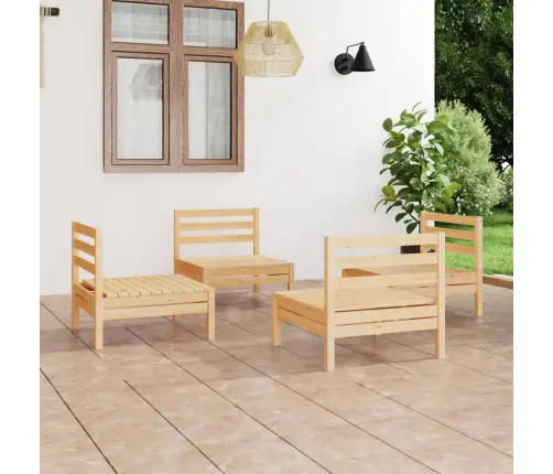 4-Osaline Aiadiivanikomplekt, Täismännipuit