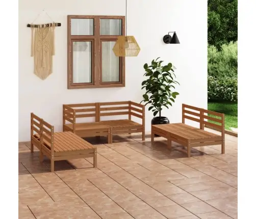 6-Osaline Aiadiivanikomplekt, Meepruun, Täismännipuit