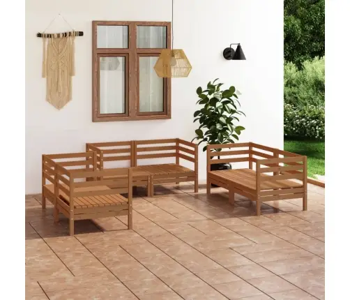 6-Osaline Aiadiivanikomplekt, Meepruun, Täismännipuit