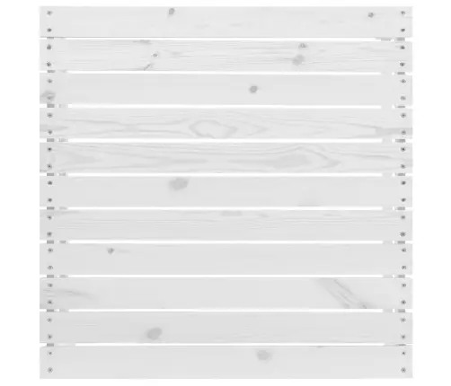 7-Daļīgs Dārza Atpūtas Mēbeļu Komplekts, Balts Priedes Koks Vidaxl