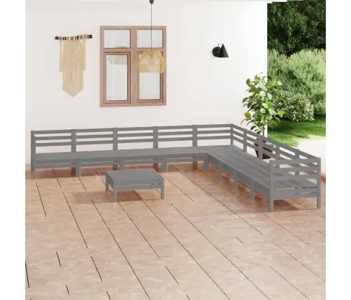 10-Osaline Aiadiivanikomplekt, Hall, Täismännipuit